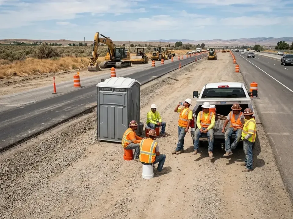 highway-road-construction-crew-007 — frequently asked questions, Porta Potty and Restroom Rentals in Kearney, MO